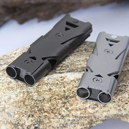 Dual Tube Safety Whistle